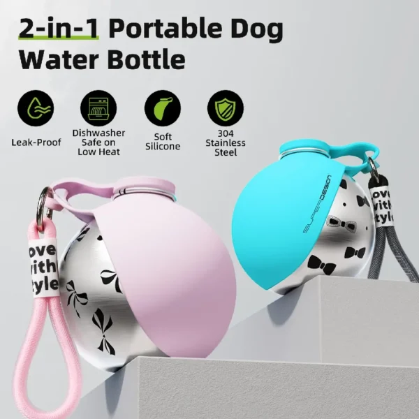 Portable Leakproof Dog Water Bottle