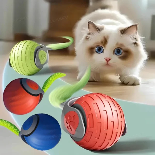 Automatic Rolling Interactive Cat Ball
