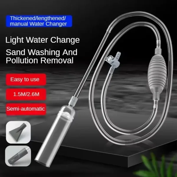Aquarium Gravel Siphon Cleaning System